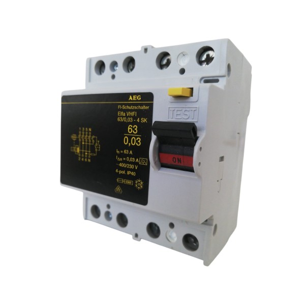 INTERRUTTORE DIFFERENZIALE 4P 63A 0,03 6KA 831-788-588